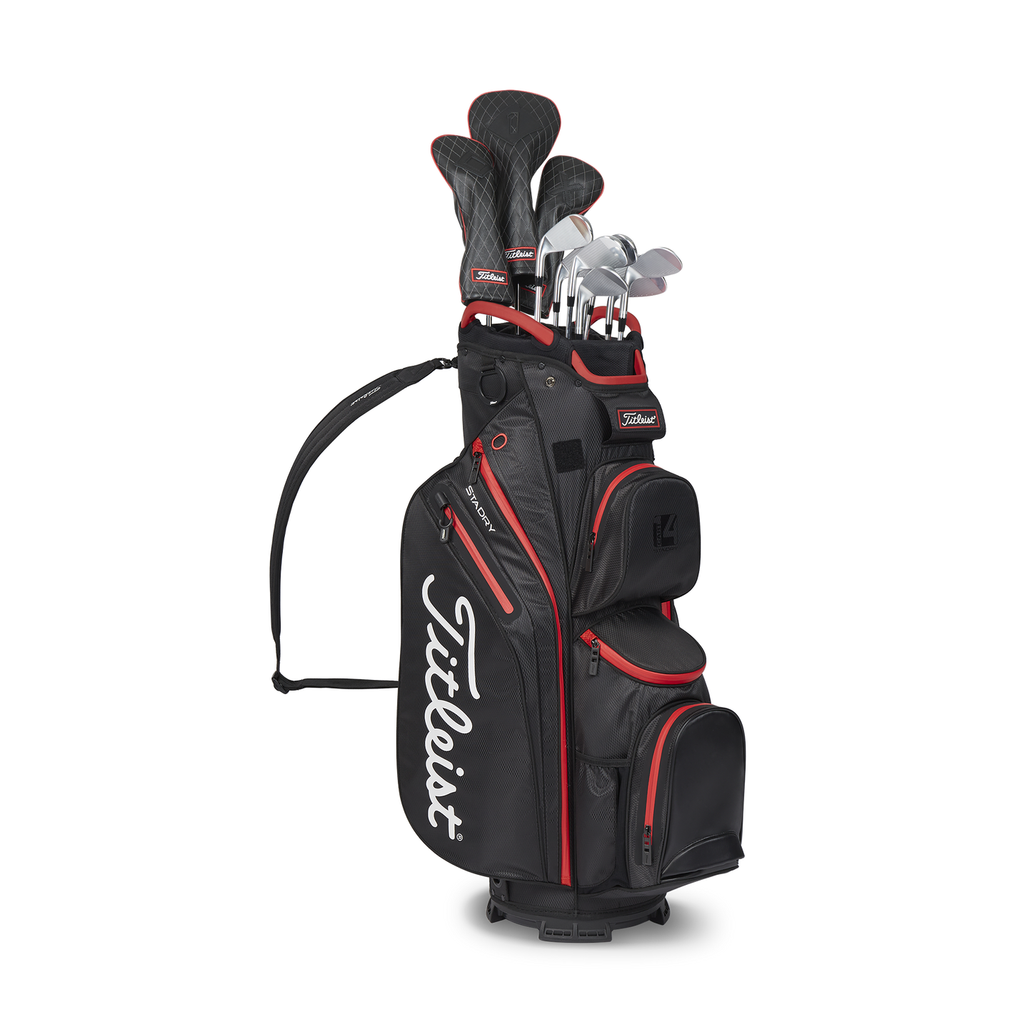 Titleist CART 14 STADRY - Sort/Sort/Rød