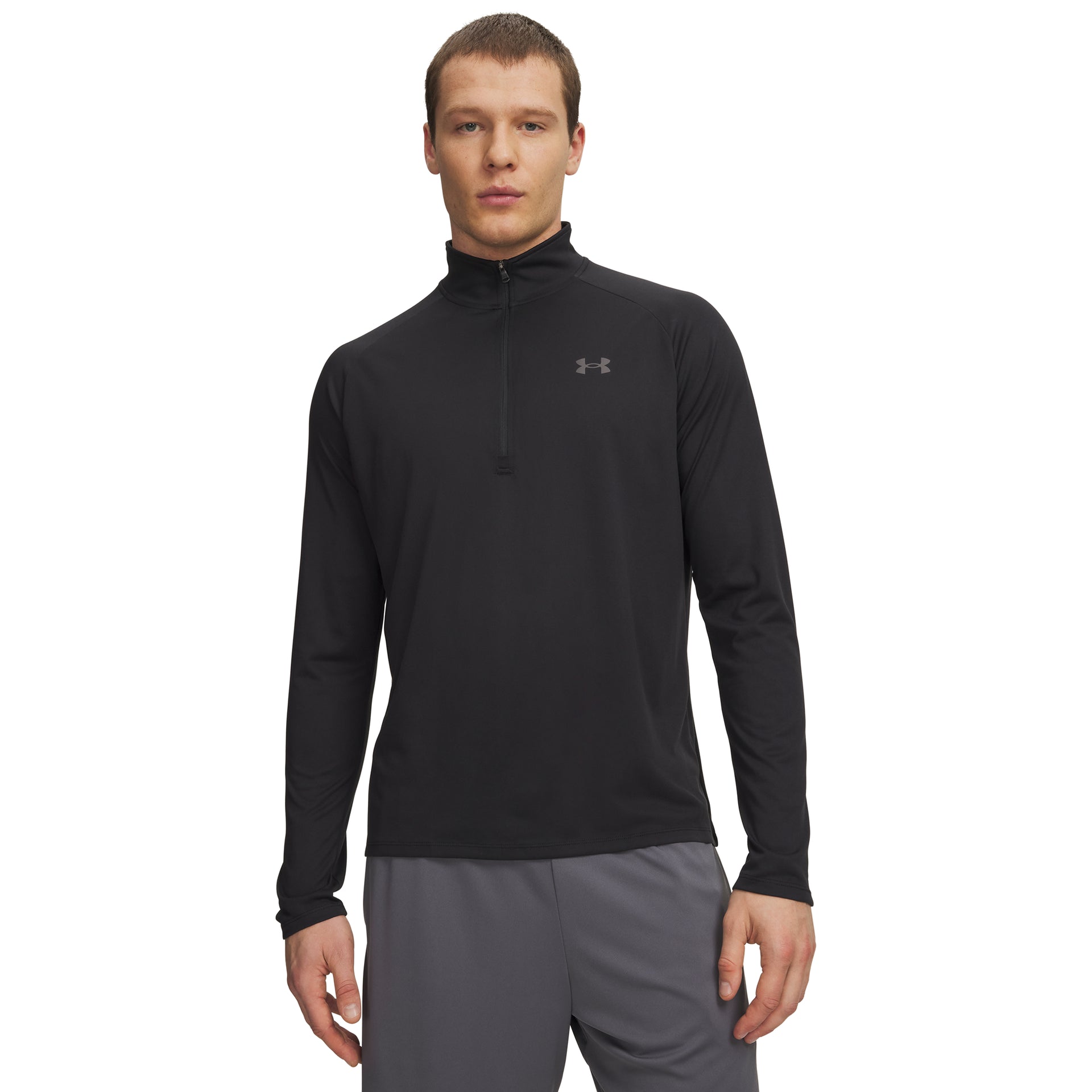 UA Tech 2.0 1/2 Zip - Black
