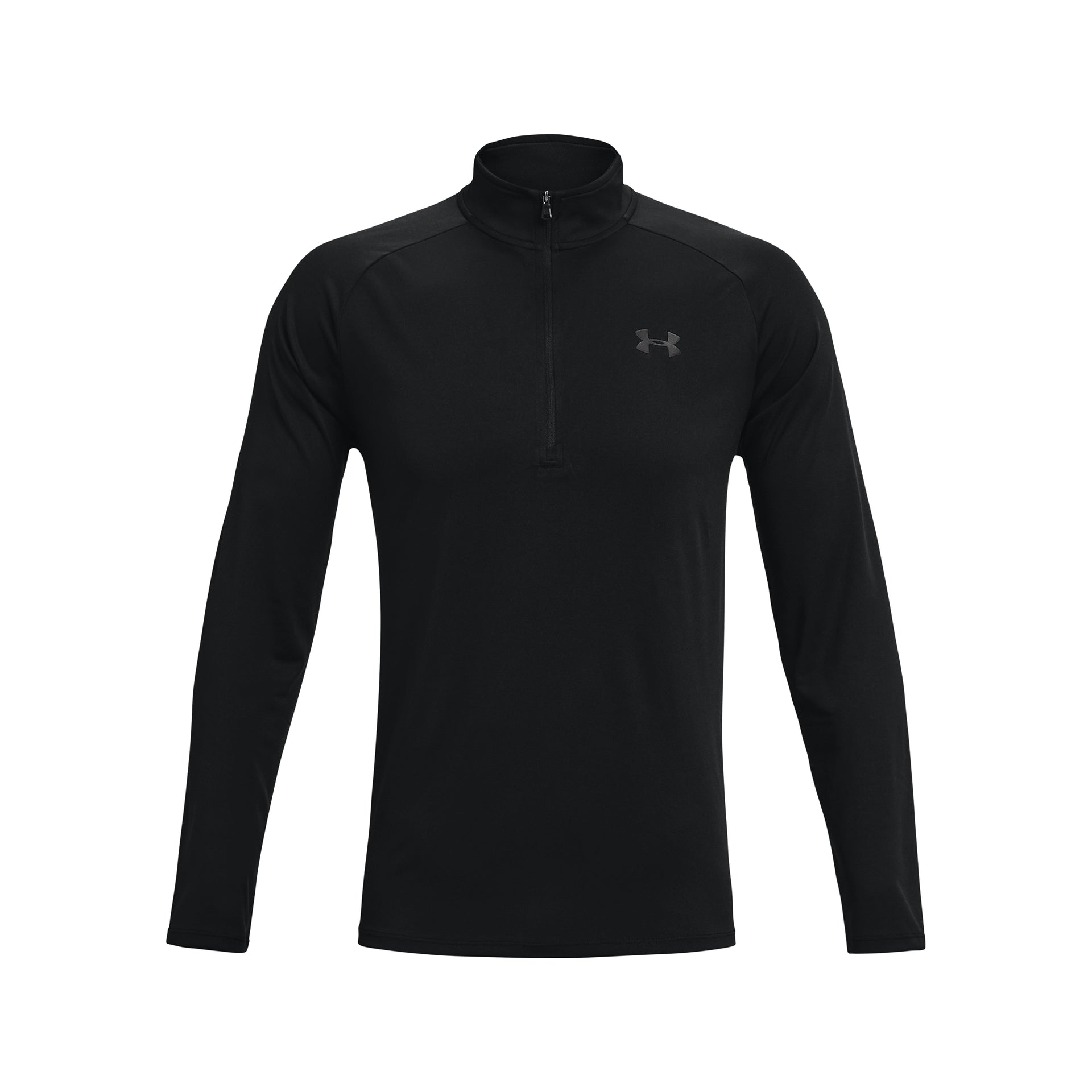 Under Armour Tech 2.0 1/2 Zip Golftröja Herr - Black | Golfrummet