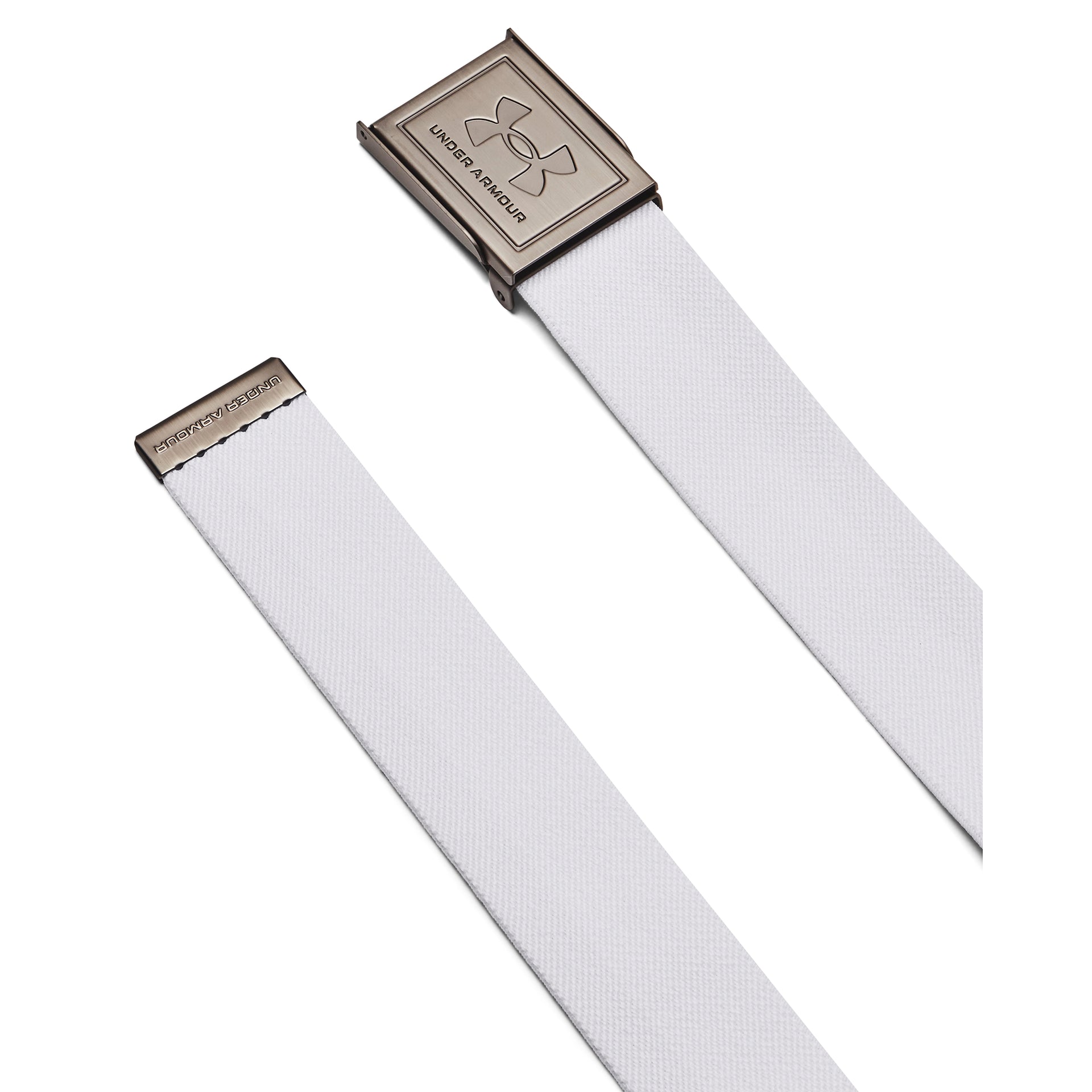 Under Armour M Drive STR Webbing Belt - White | Golfrummet