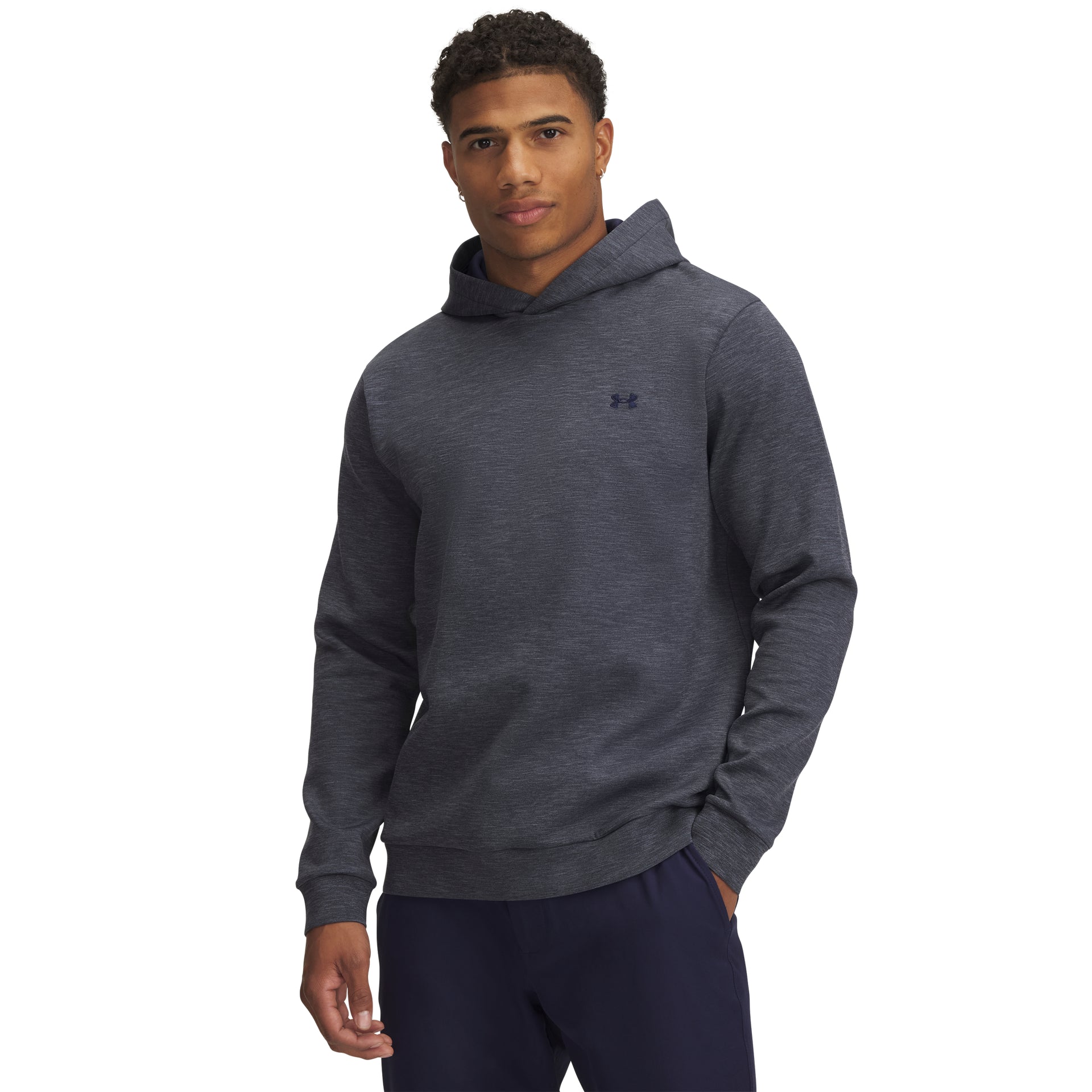 Under Armour Drive Midlayer Hoodie Golfhoodie Herr - Blue | Golfrummet