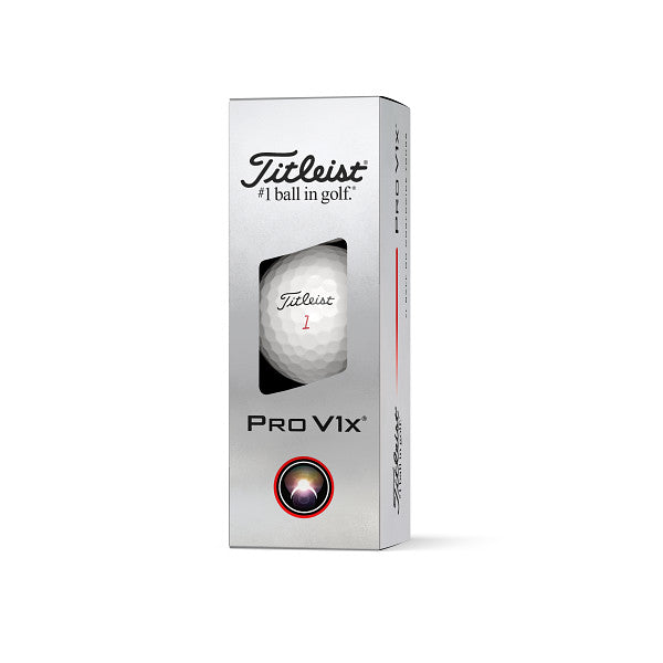 Titleist 2025 PRO V1X White 12-pack Golfbollar