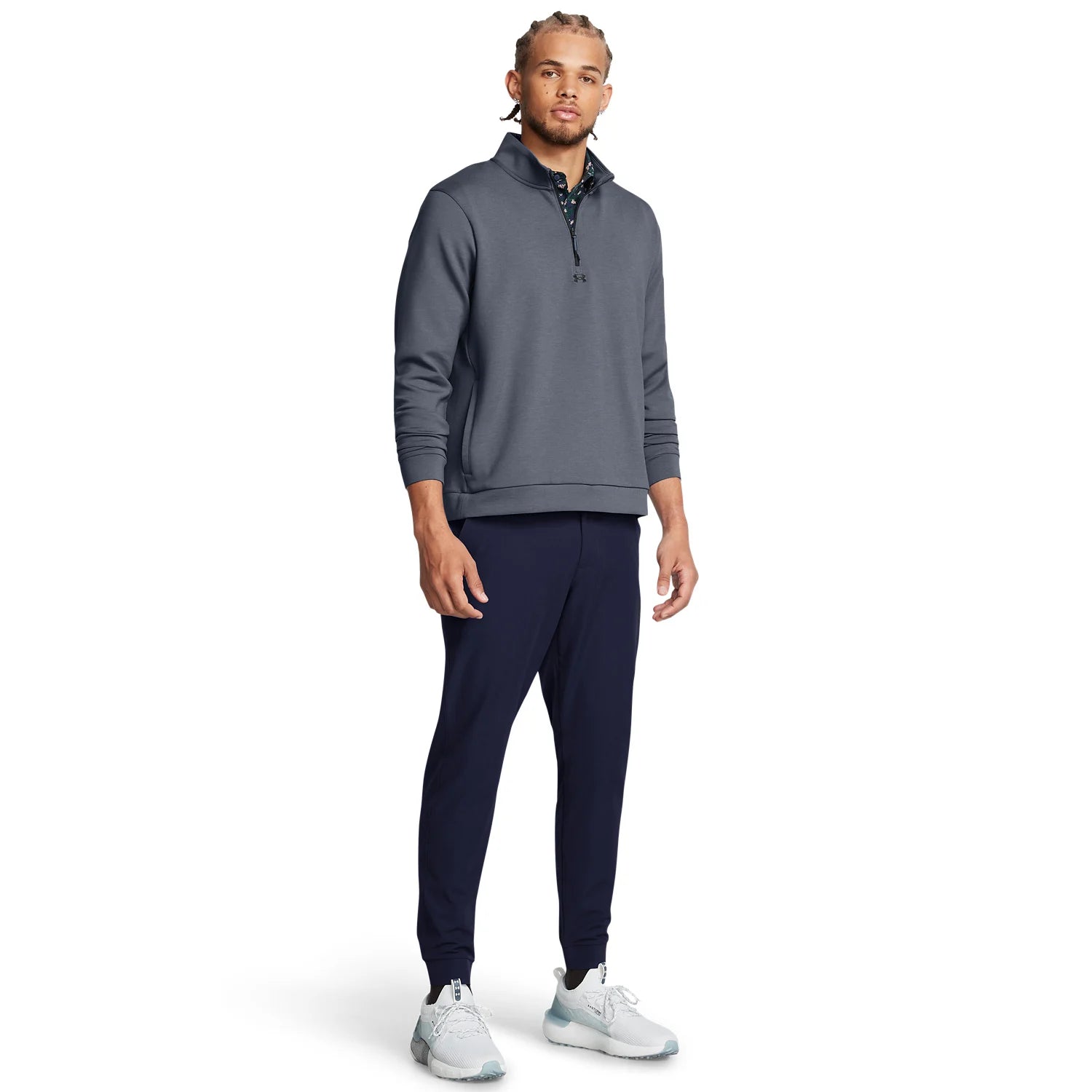 UA Drive Midlayer Pullover - Gray