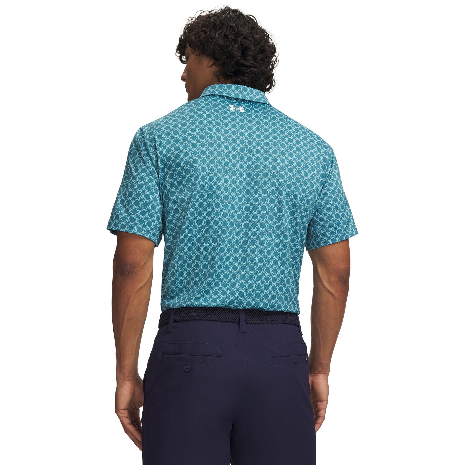 UA Matchplay Printed Polo - Boundless Blue