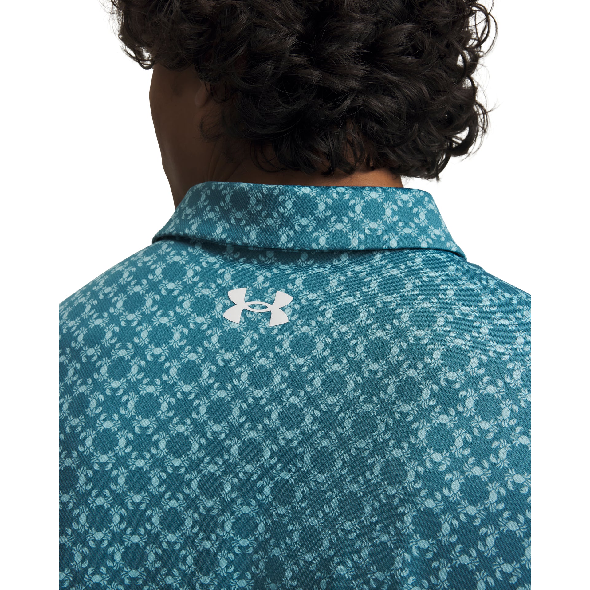 UA Matchplay Printed Polo - Boundless Blue