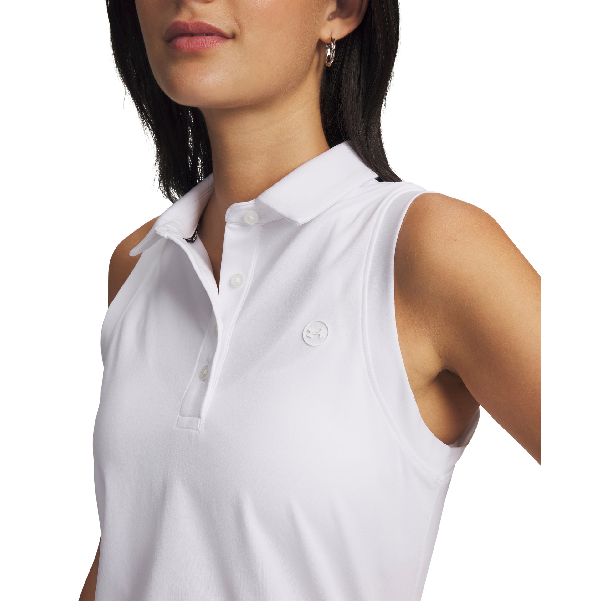 UA Drive SL Polo - White - Dam