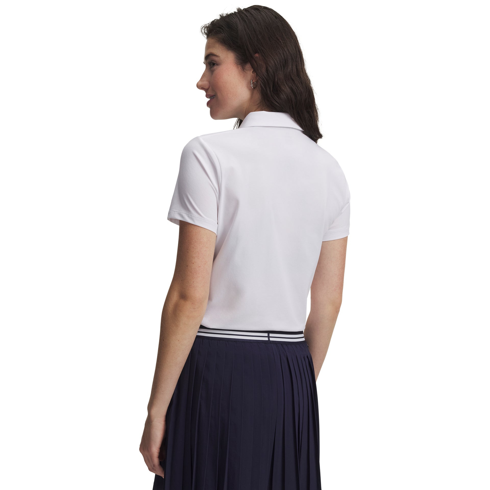 UA Drive SS Polo - White - Dam