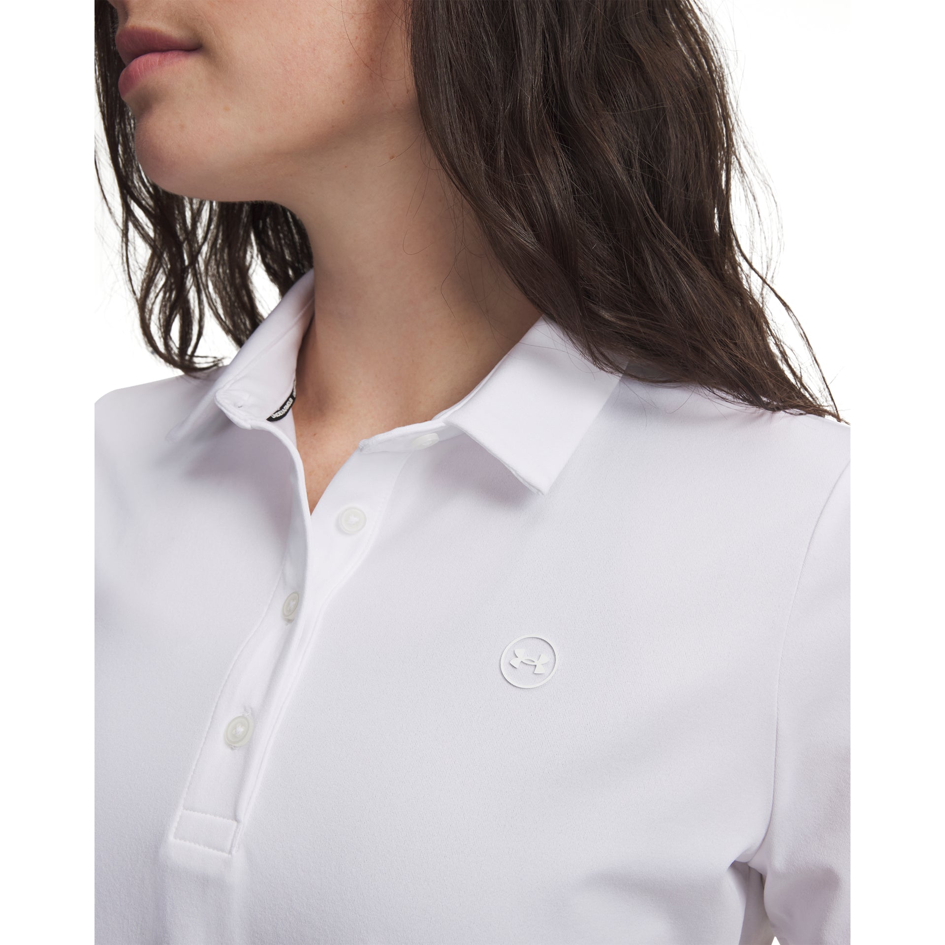 UA Drive SS Polo - White - Dam
