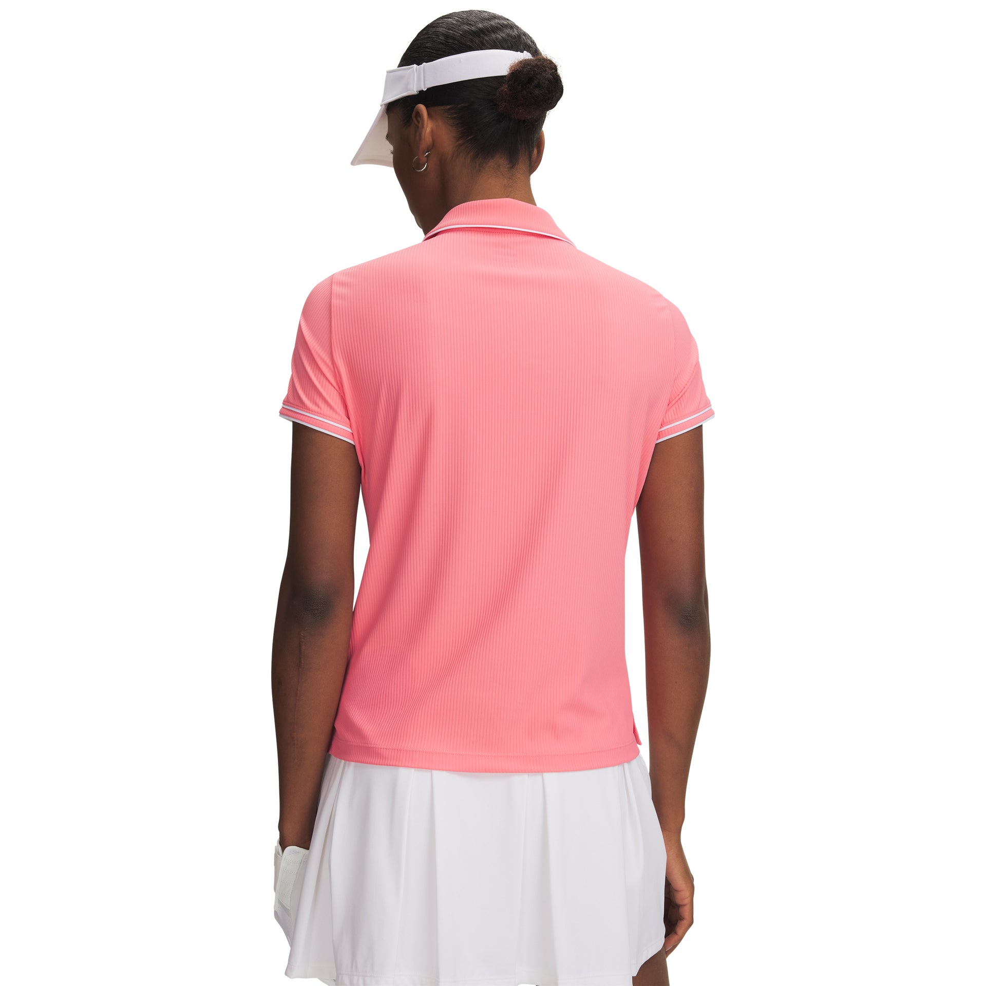UA Drive Chill SS Polo - Pink - Dam