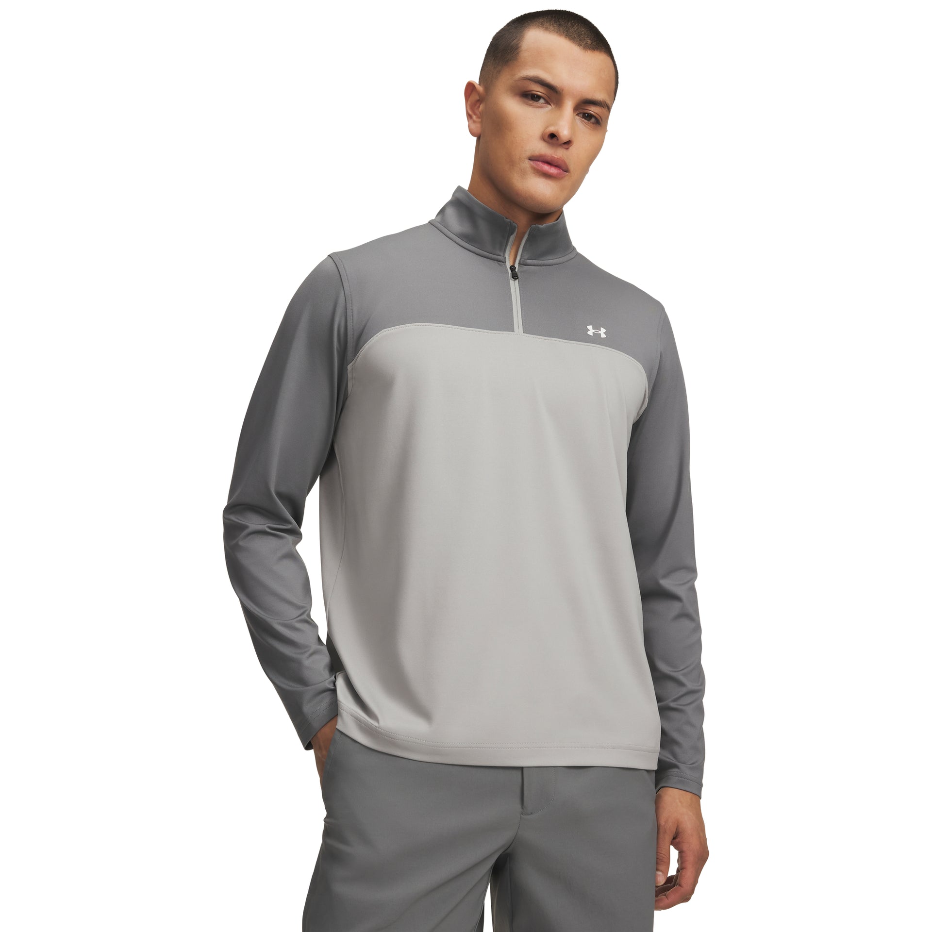 Under Armour T2G 1/4 Zip Golftröja Herr - Green | Golfrummet