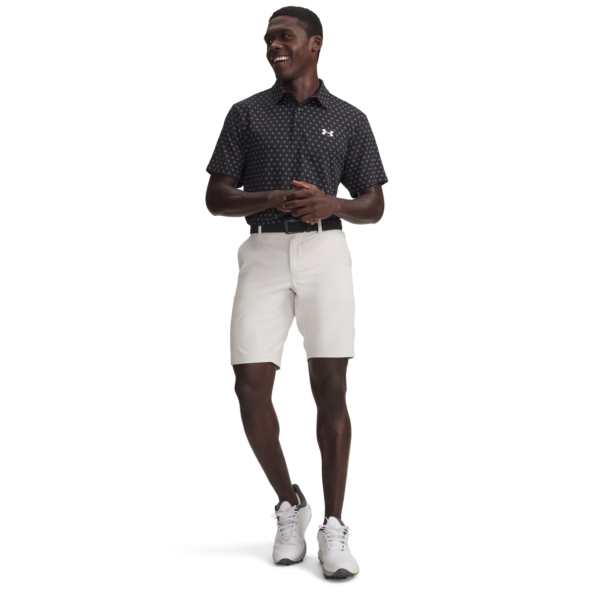 UA Drive Tapered Short - White