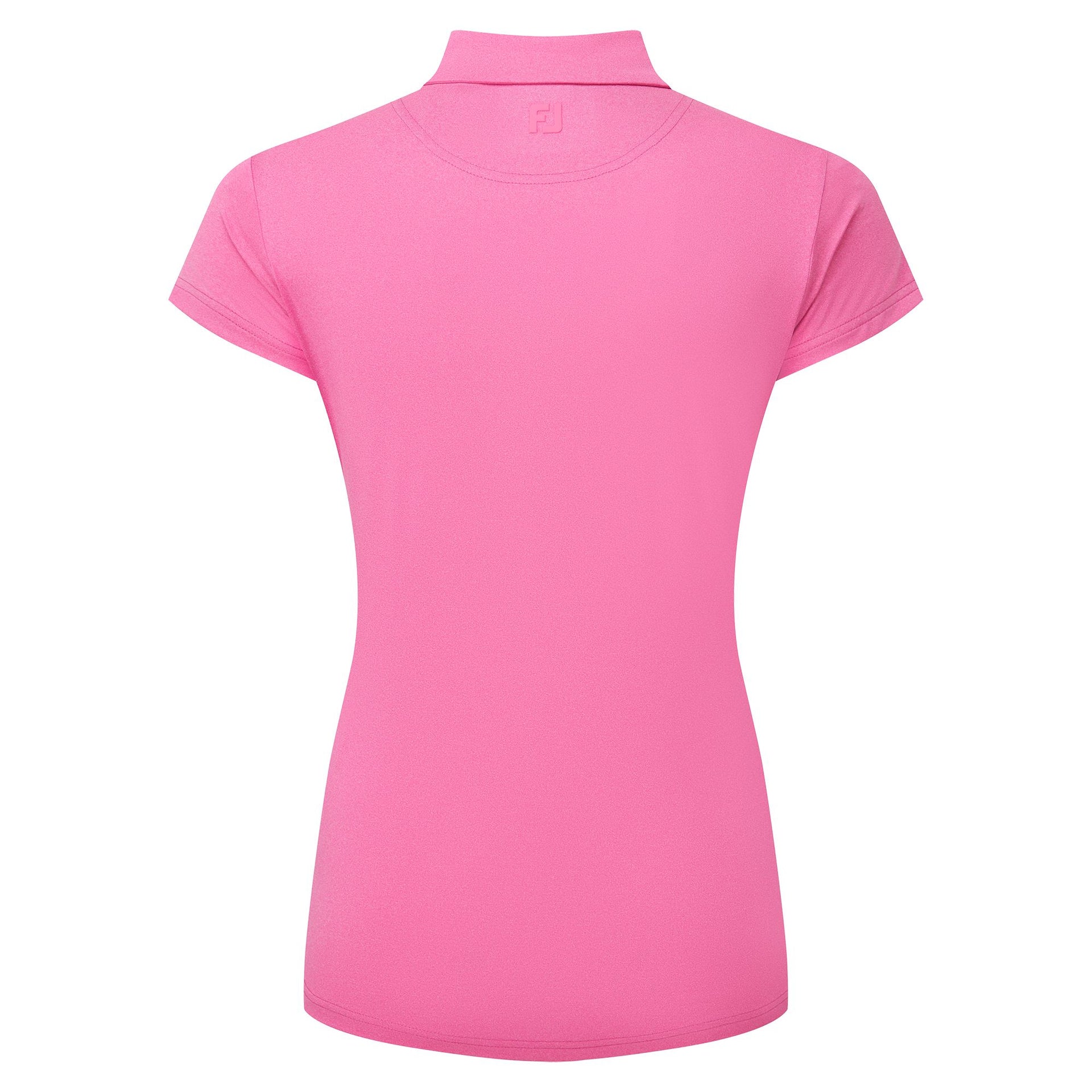 Footjoy Cap Sleeve Lisle - Heather Hot Pink