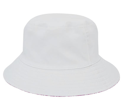 Footjoy Reversible Bucket Hat - White & Berry Animal