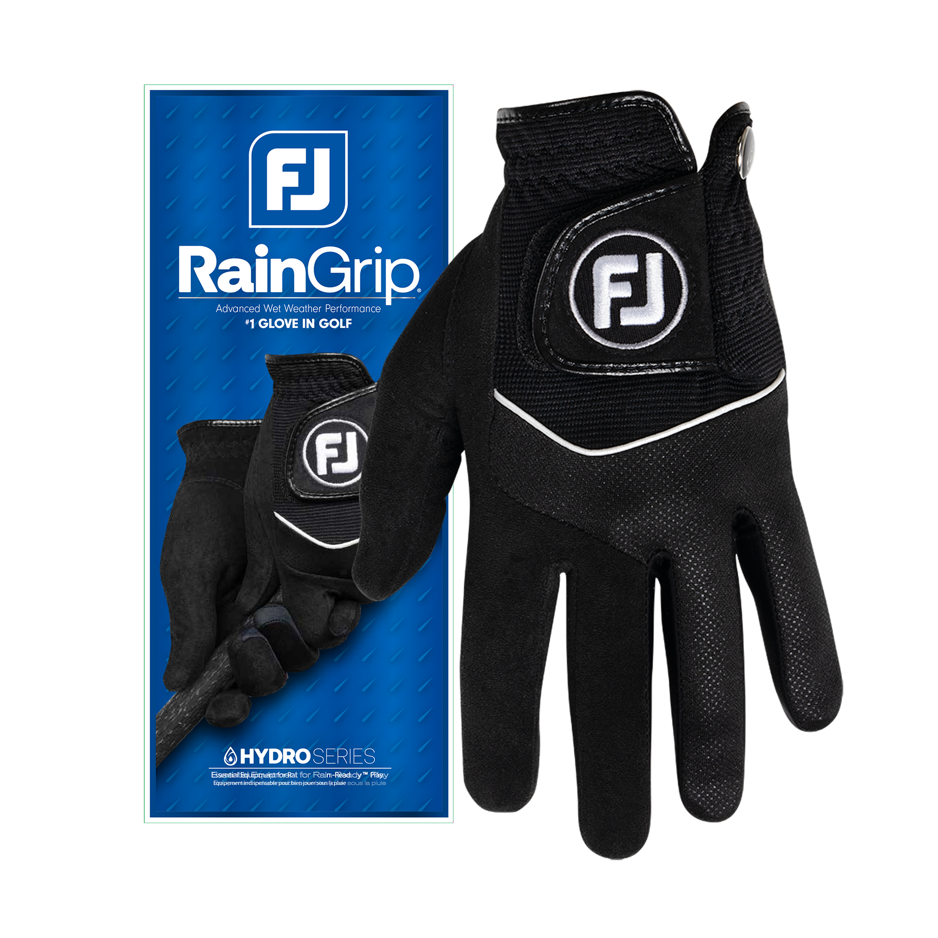 Footjoy RainGrip - Black Herre