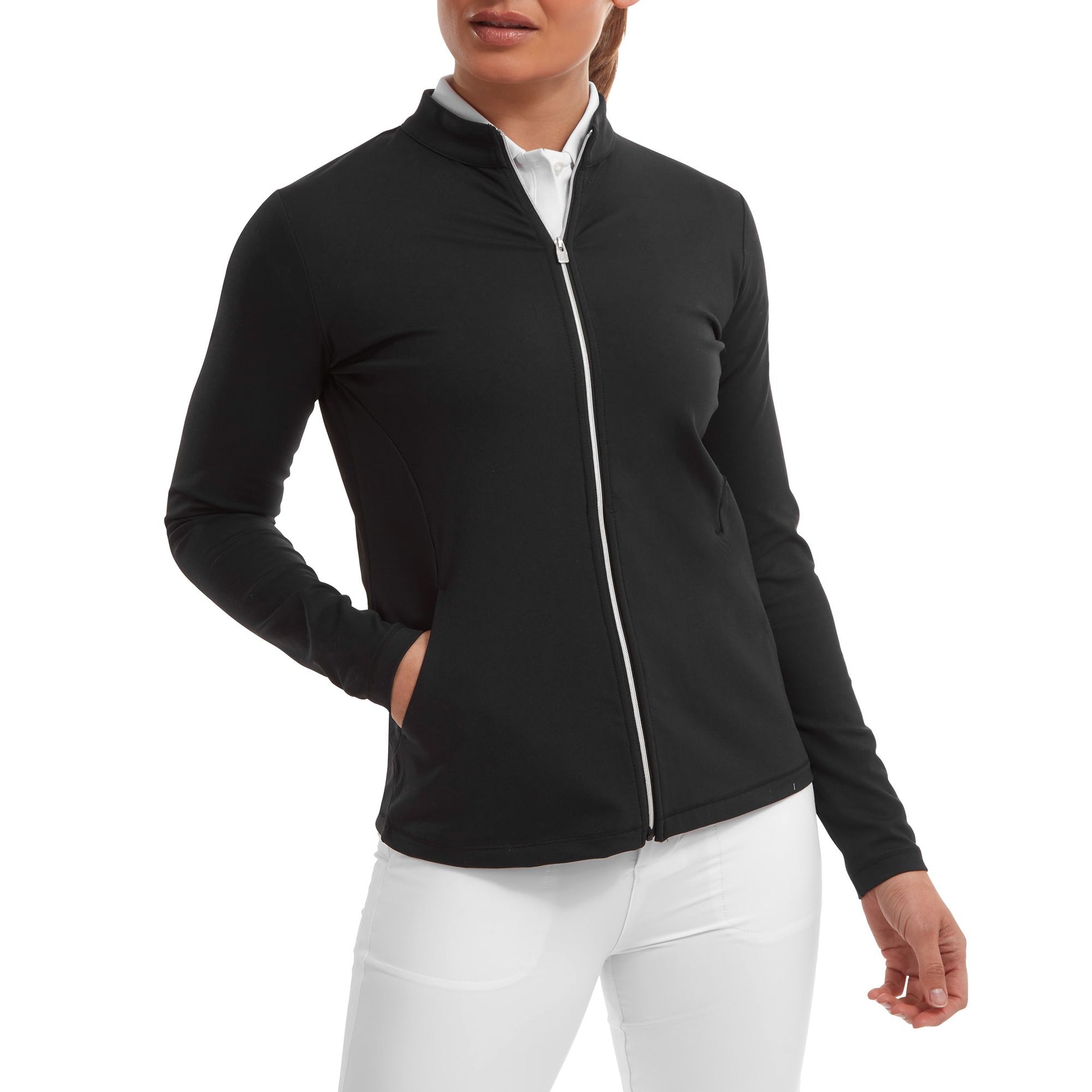 Footjoy Full-Zip Midlayer - Black