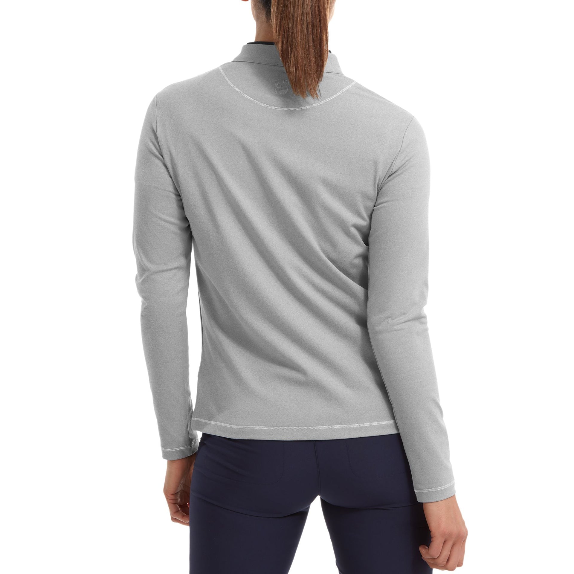 Footjoy Full-Zip Midlayer - Heather Grey