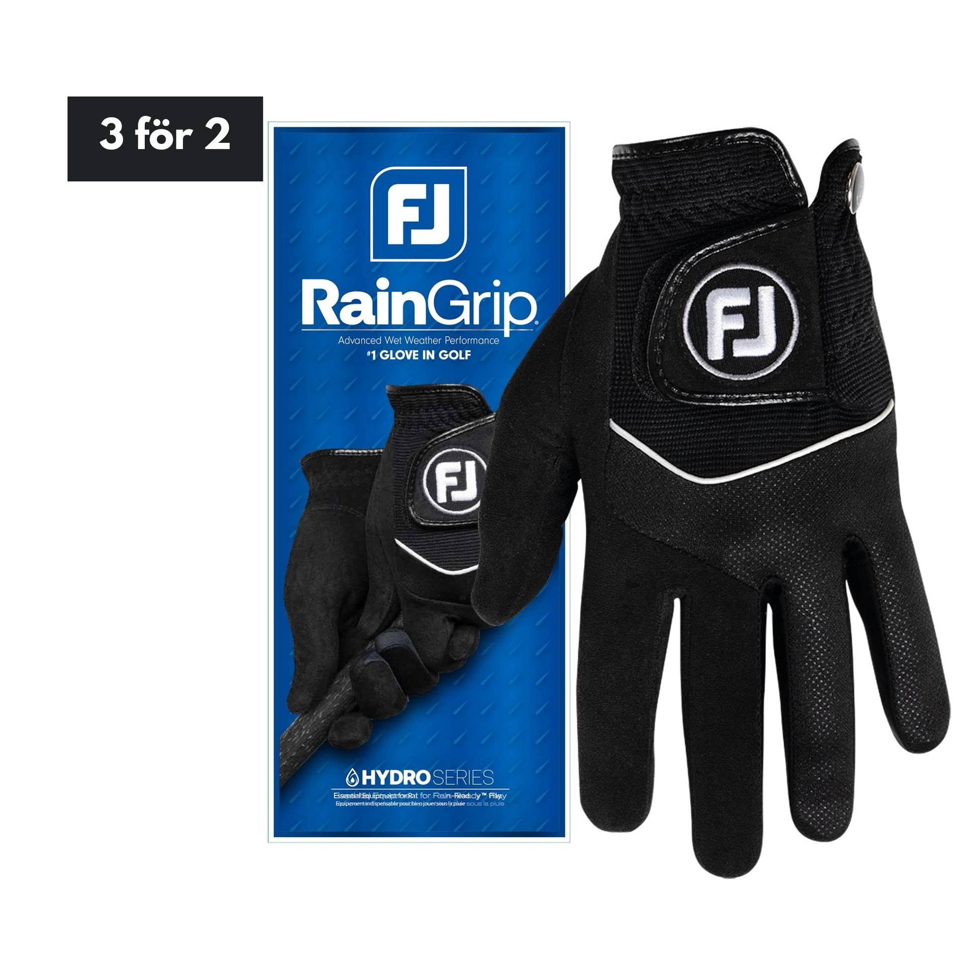 Footjoy RainGrip - Black Herre