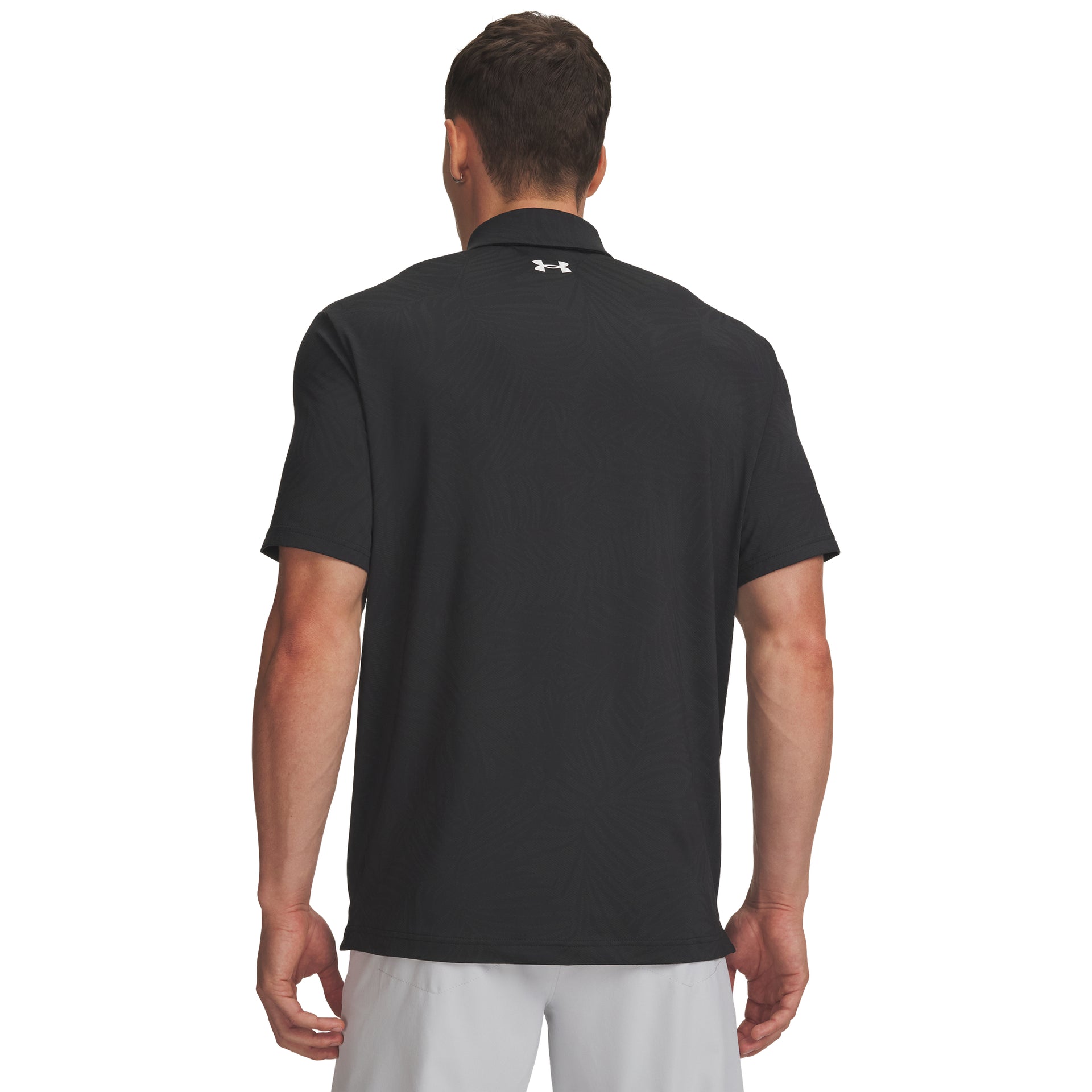 UA Playoff Jacquard Polo - Black